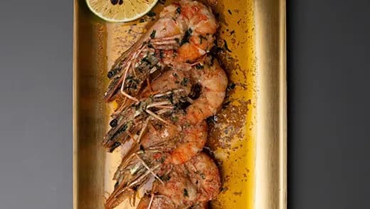 Krewetki U-15 grilde
