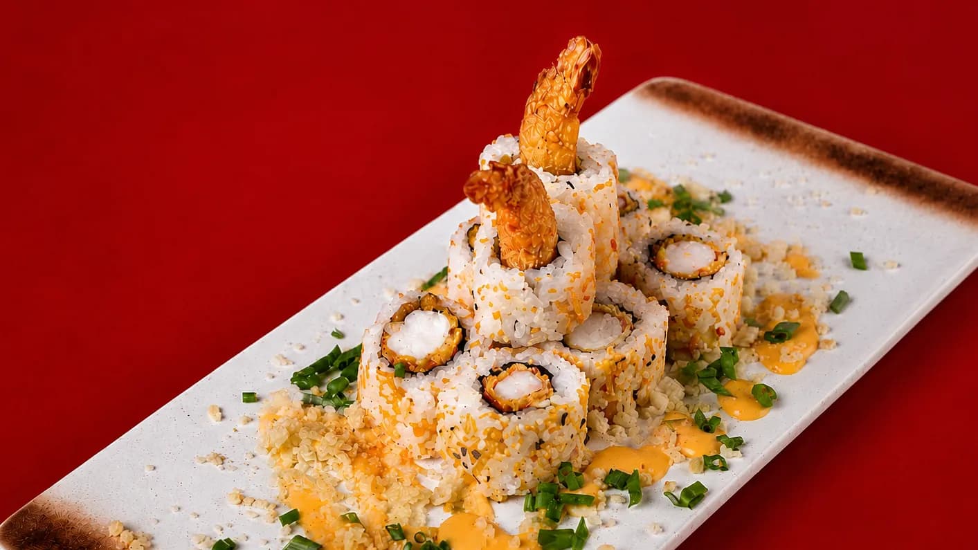 Tempura krewetkaly roll