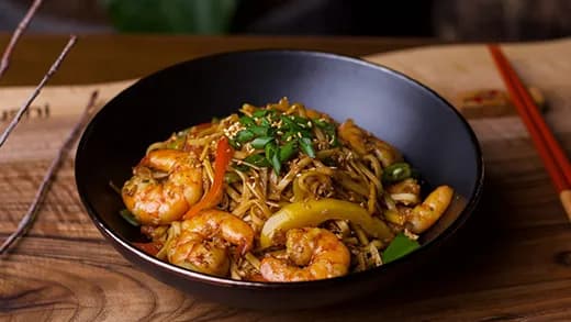 Krewetkaly udon