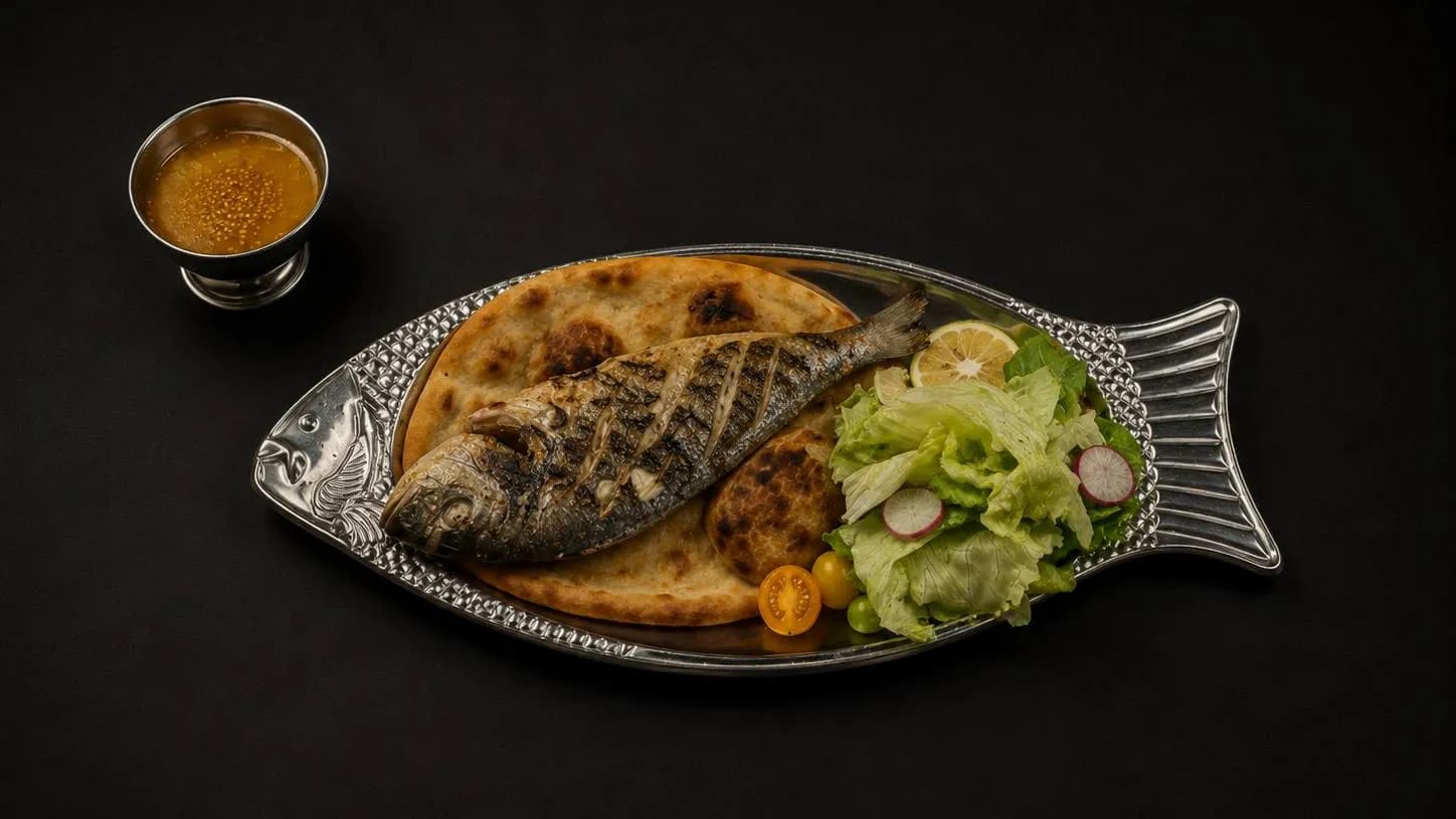 Dorado balygy grilde