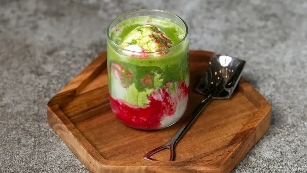 Malinaly ice matcha