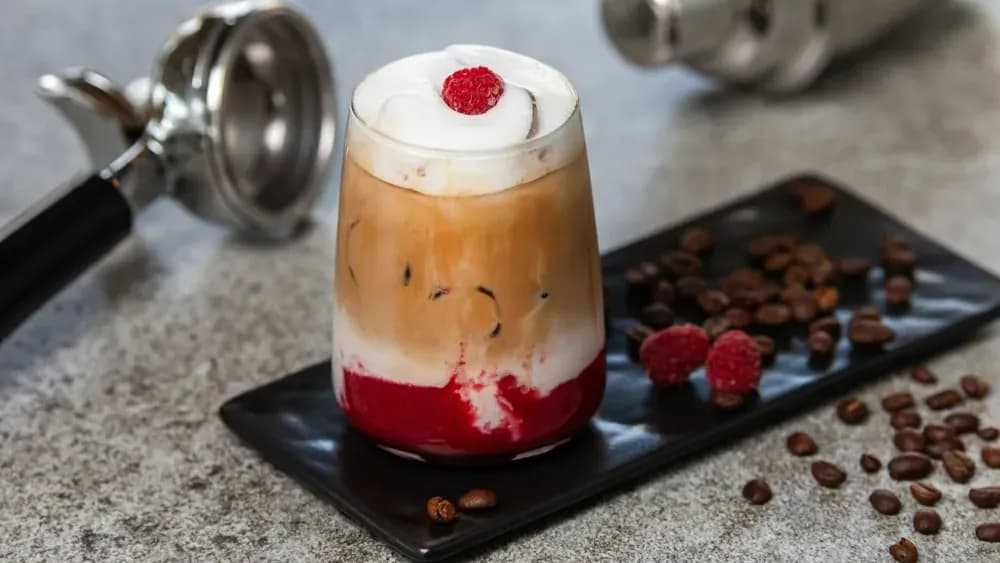 Içi malina latte
