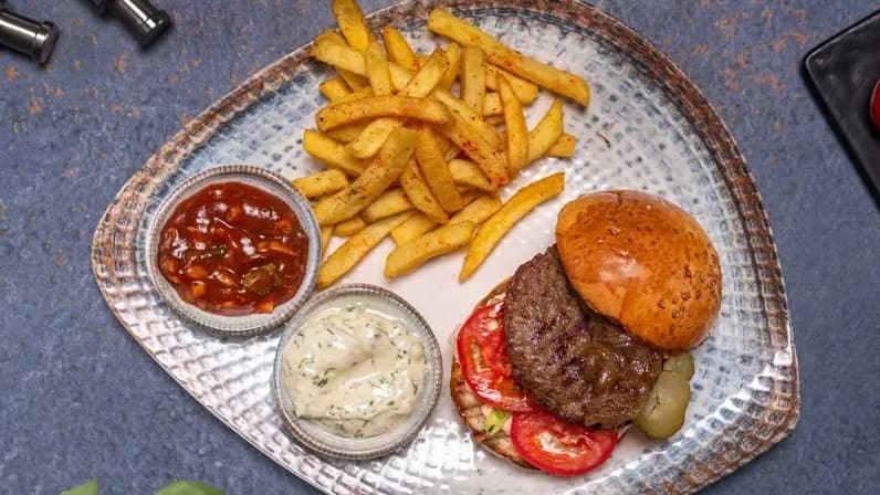 Sygyr eti burger