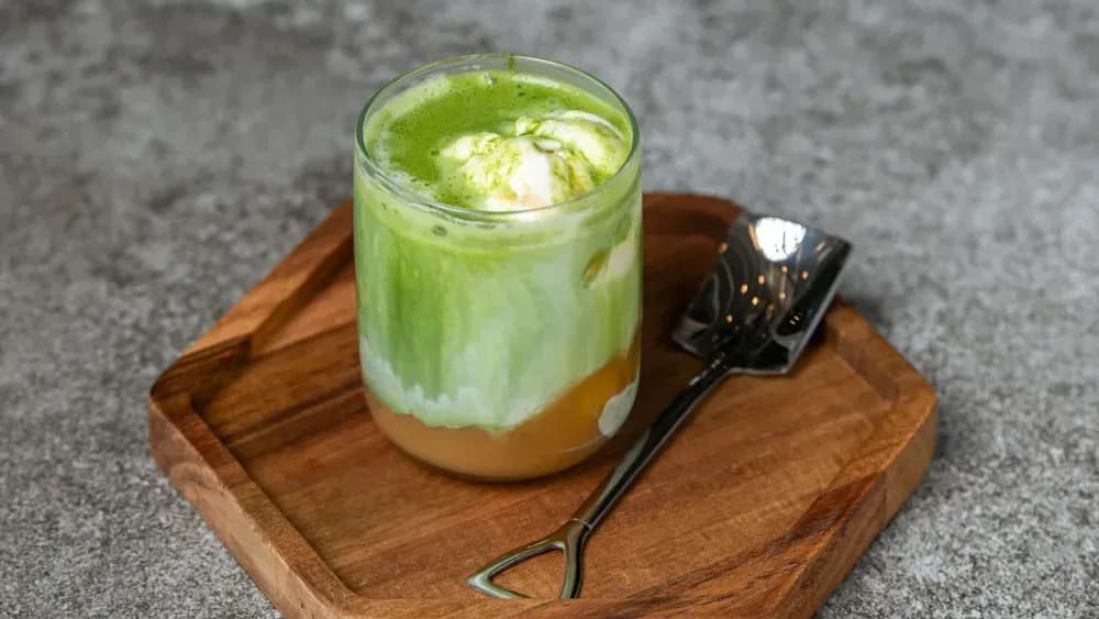 Banan ice matcha