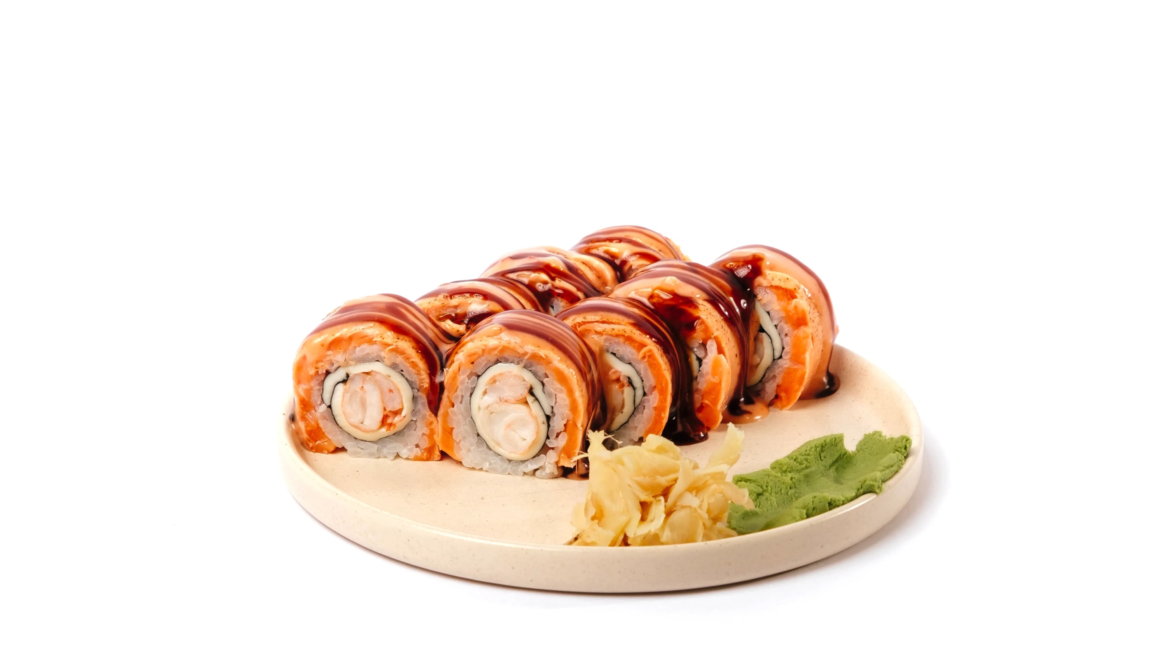 Salmon karides bilen