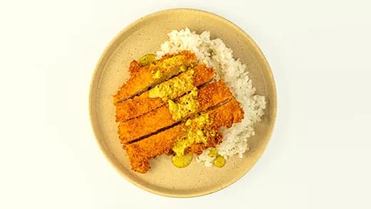 Tüwi bilen karri sously towuk katsu