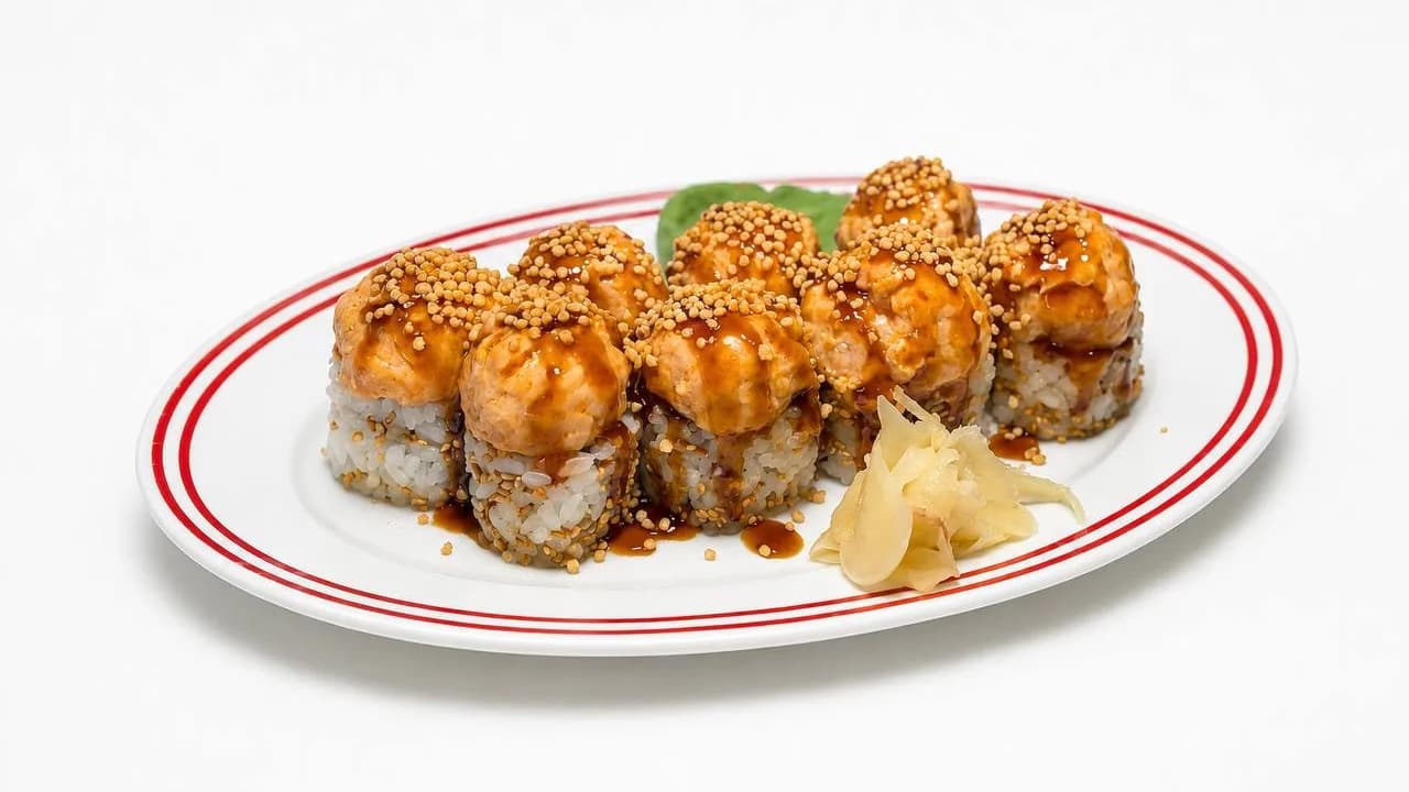 Bişen syomga balykly roll