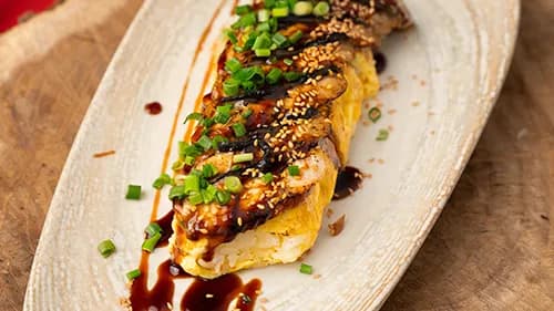 Ýylanbalykly omlet