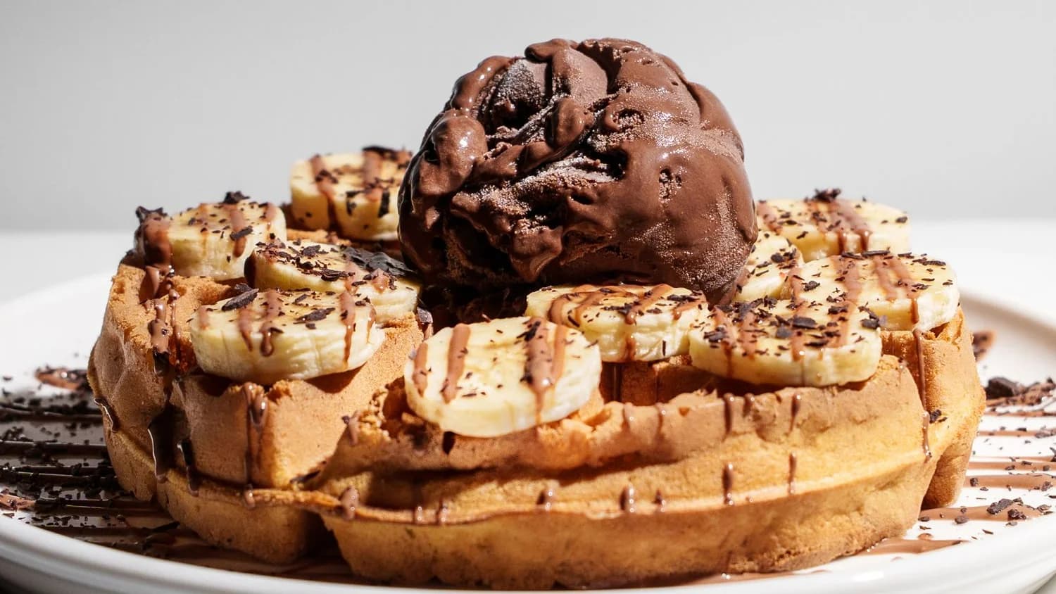 Belgiýa wafli banan bilen