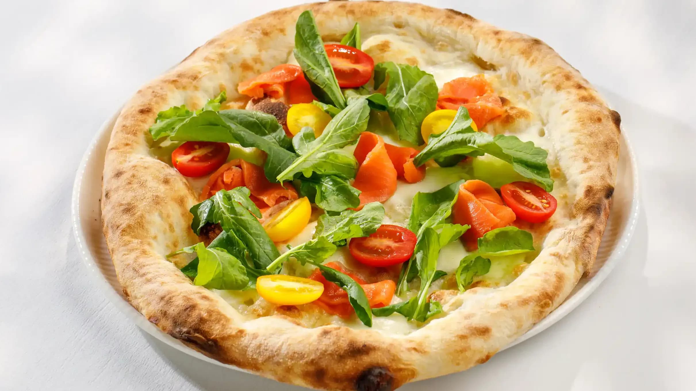 Lososly pizza