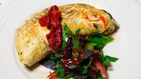Gök önümli super omlet