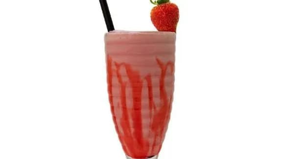 Klubnikaly milkşeýk