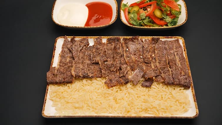 Etli palow üsti döner