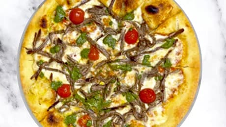 Pesto pizza