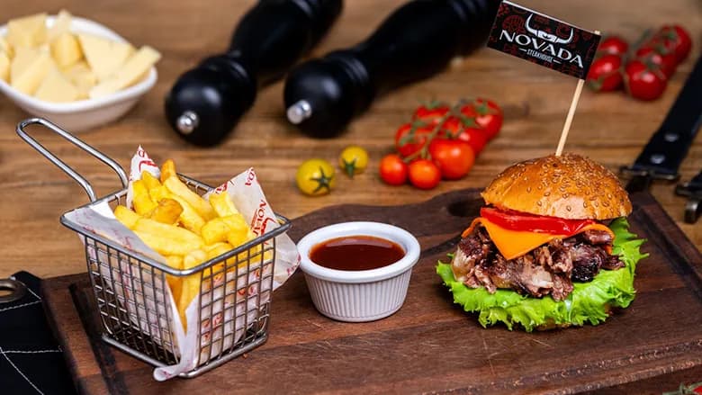 Asado burger