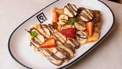 Nutella we bananly kreplar