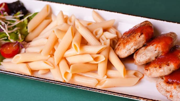 Towuk kofte bilen penne