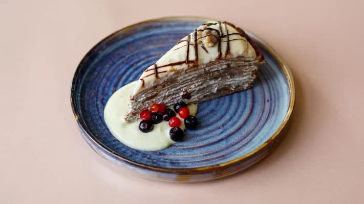 Banan bilen krep tort