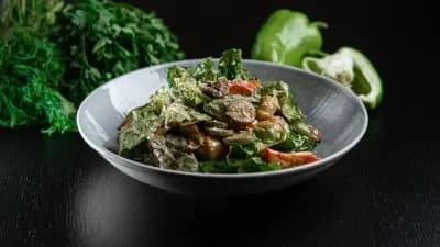 Towukly ýyly salat