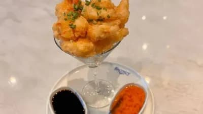 Sous bilen tempura karides