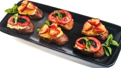 Dürli görnüşli brusketta
