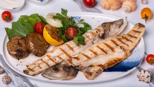 Grilde bişen sibas filesi