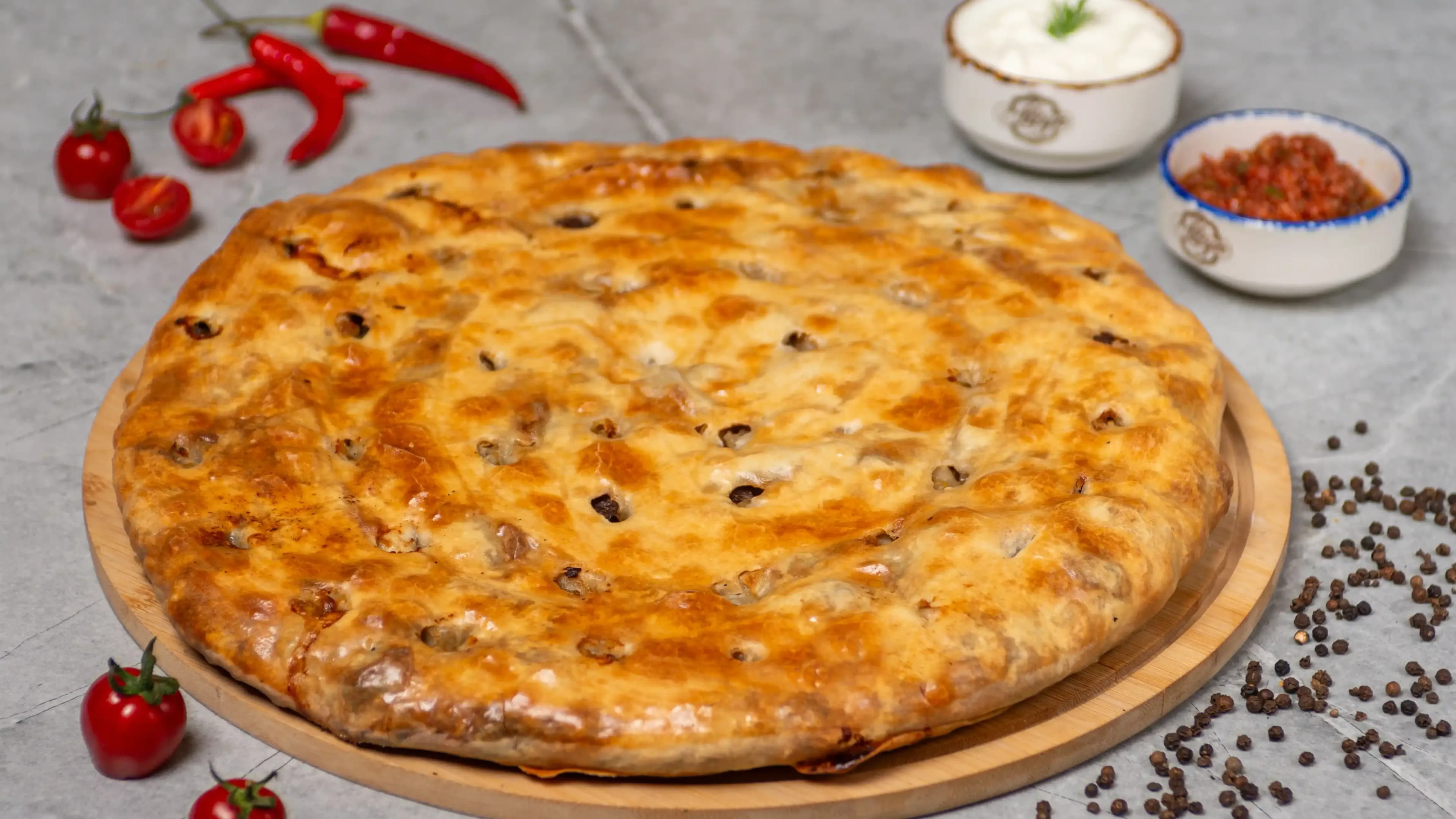Etli çörek