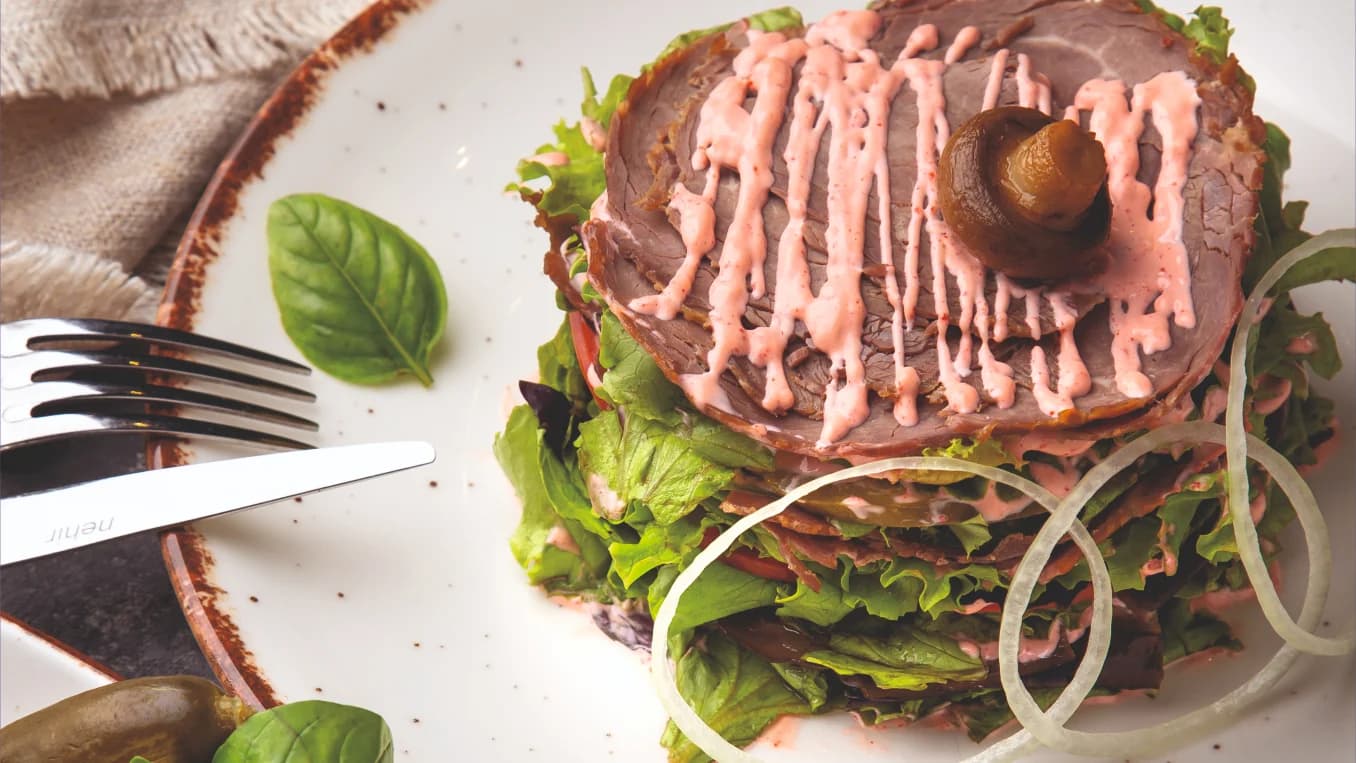 Salat burger