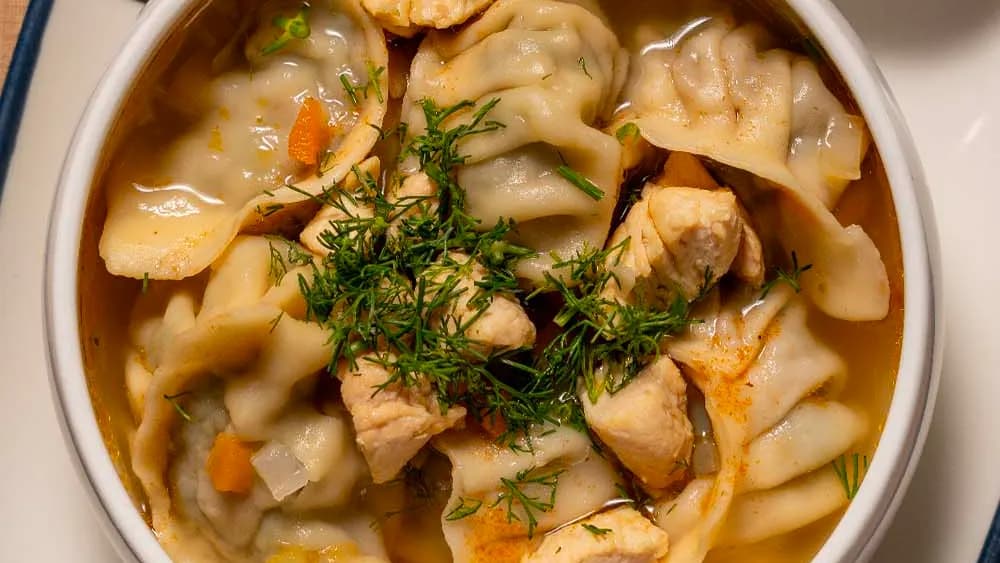 Şorbaly hytaý pelmeni