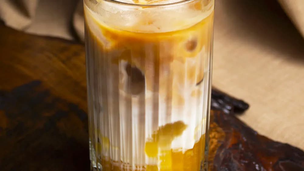 Latte mango-kokosly