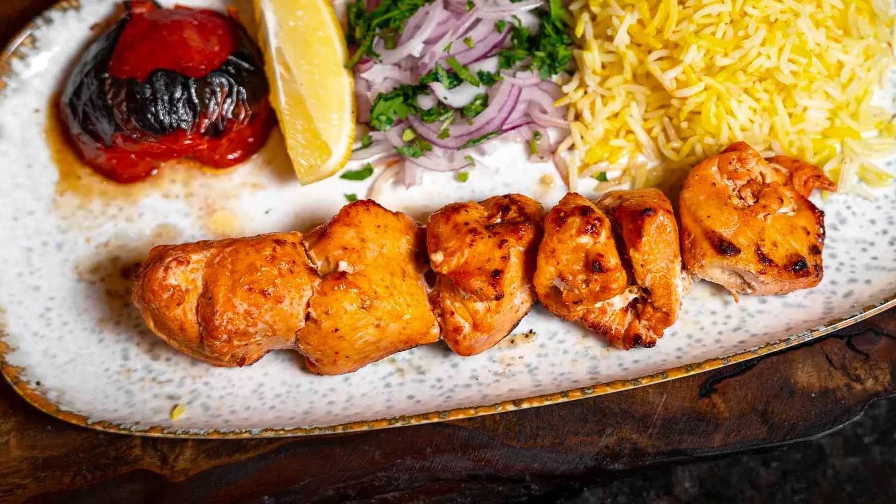 Grilde bişirilen towuk döş