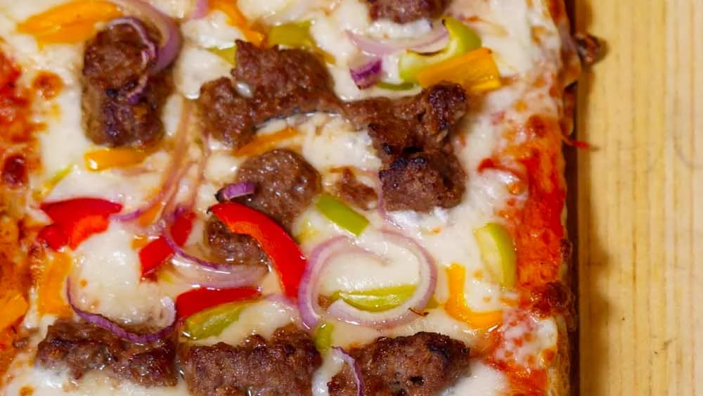 Kebap pizza