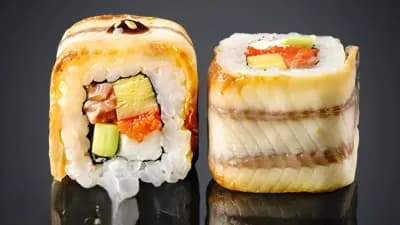 Krewetkaly unagi rol