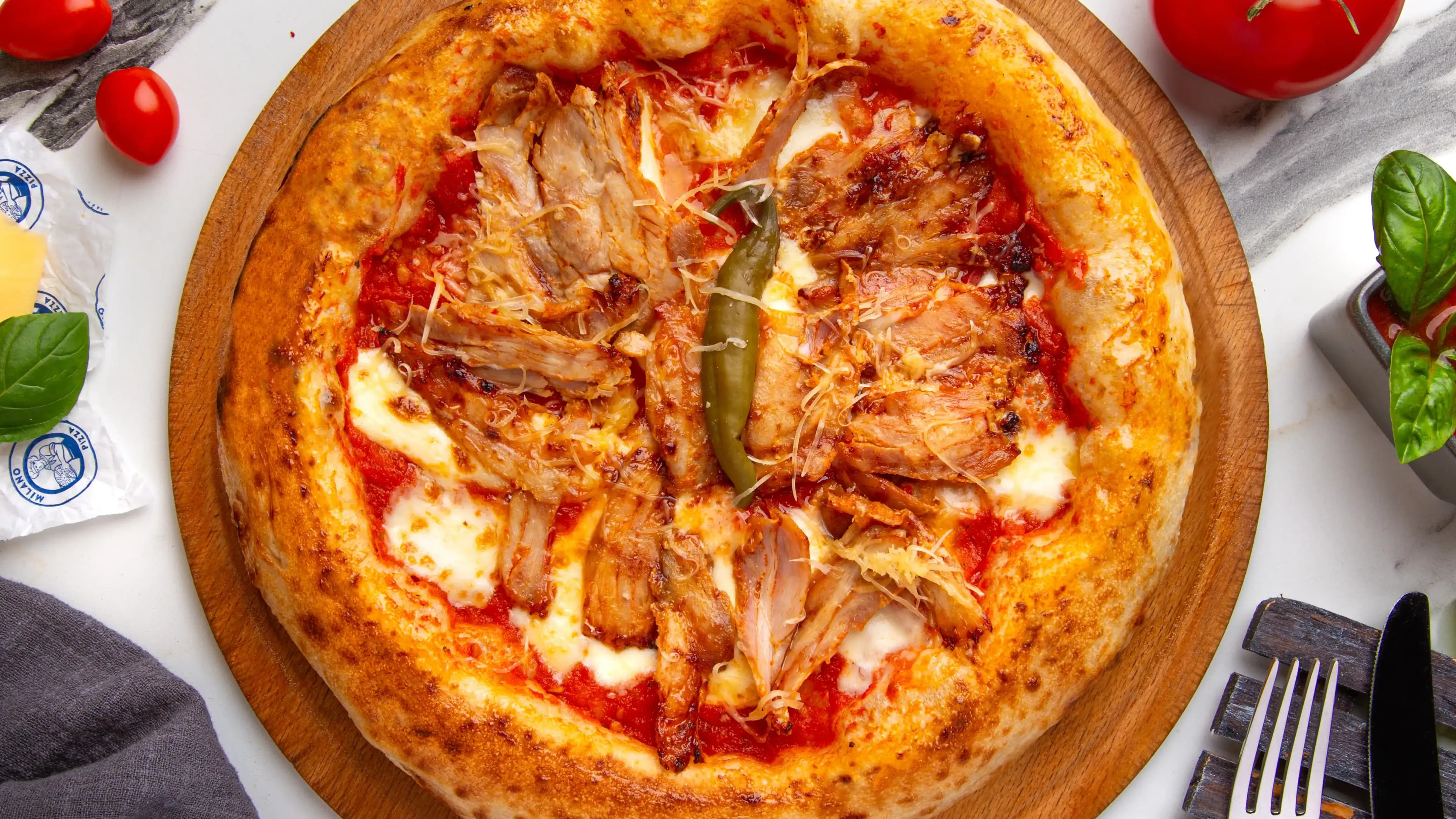 Towuk döner pizza