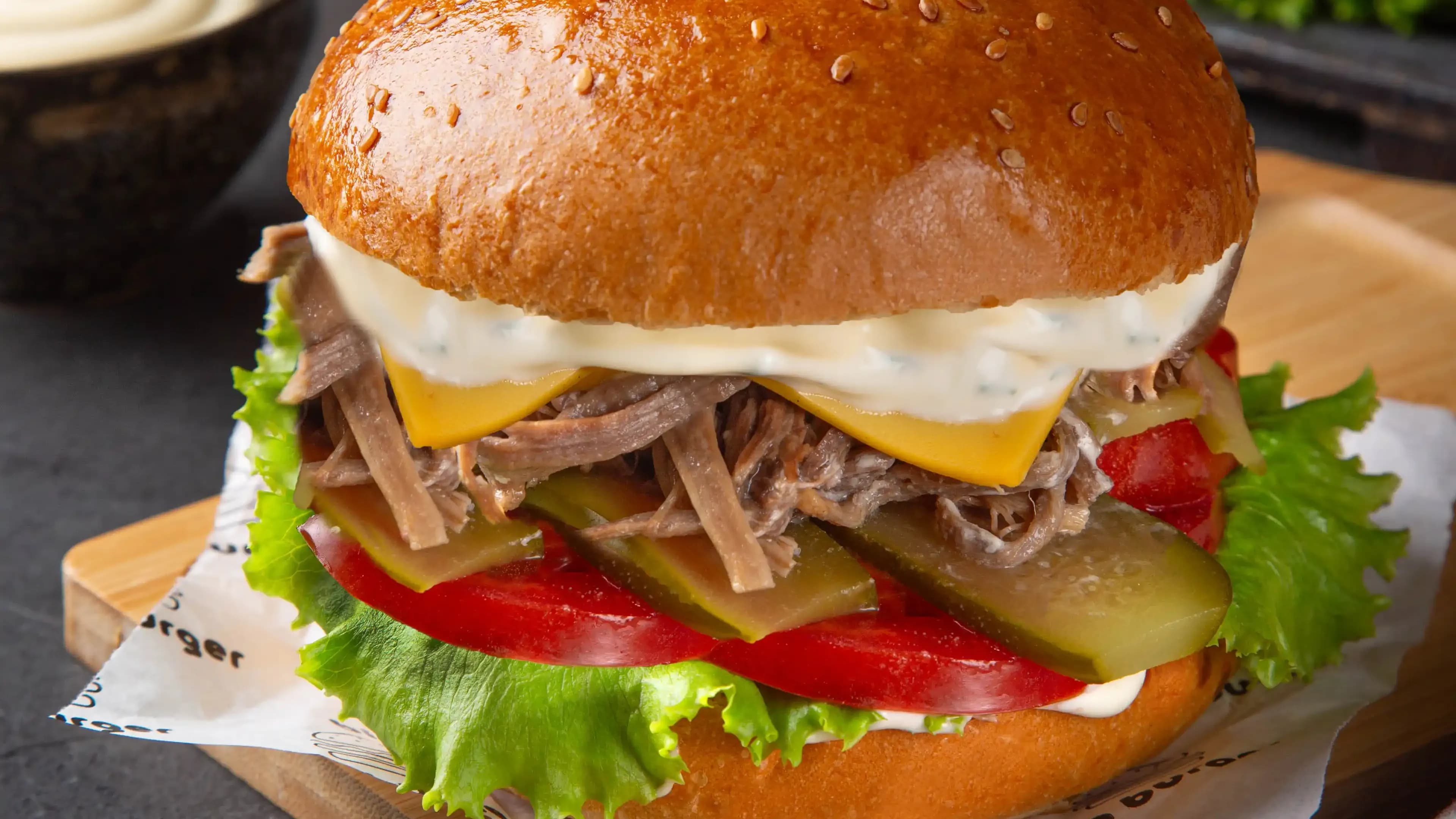 Asado burger