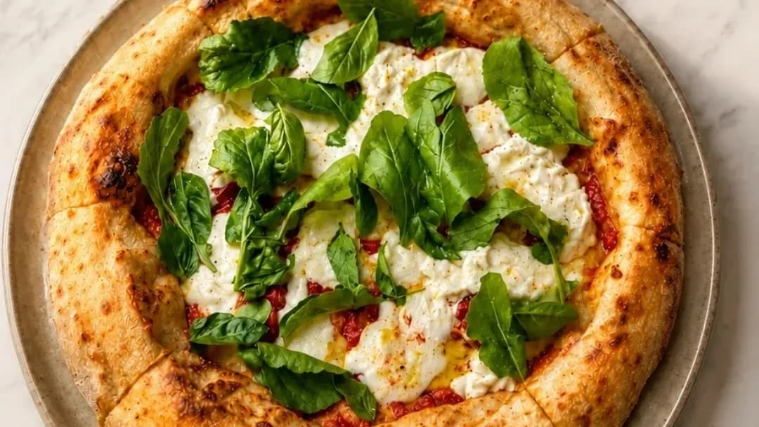 Straçatelloly pizza