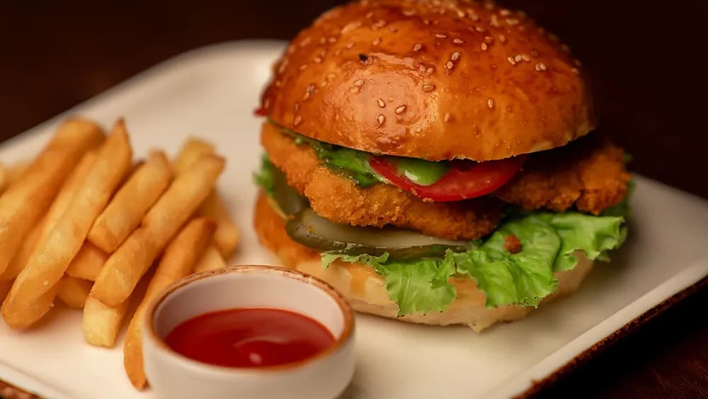 Çitir towuk burger