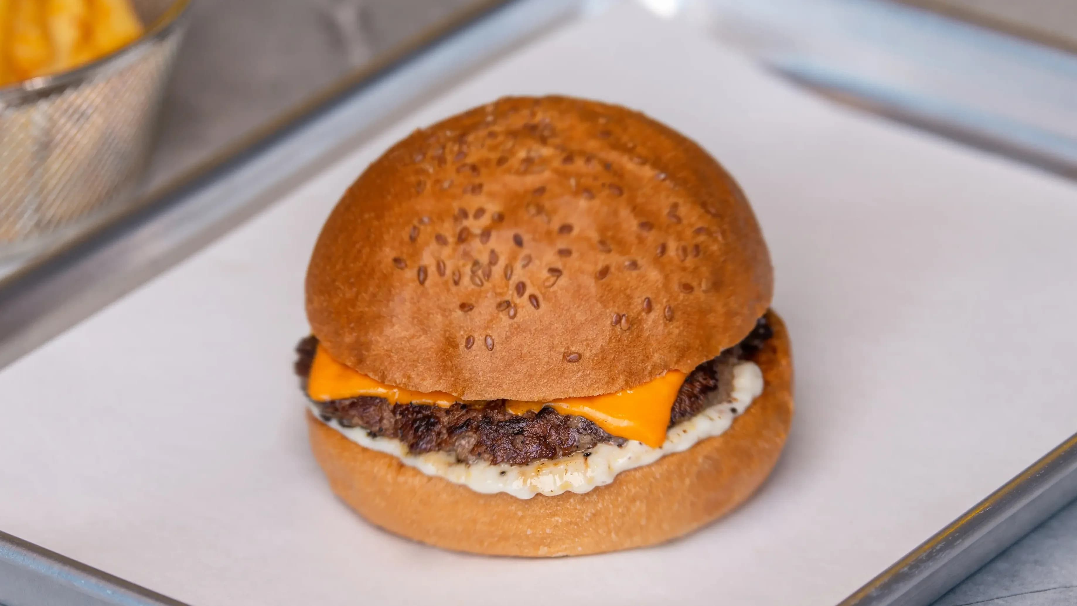 Truffle smash burger