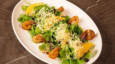 Krep we apelsin bilen salat