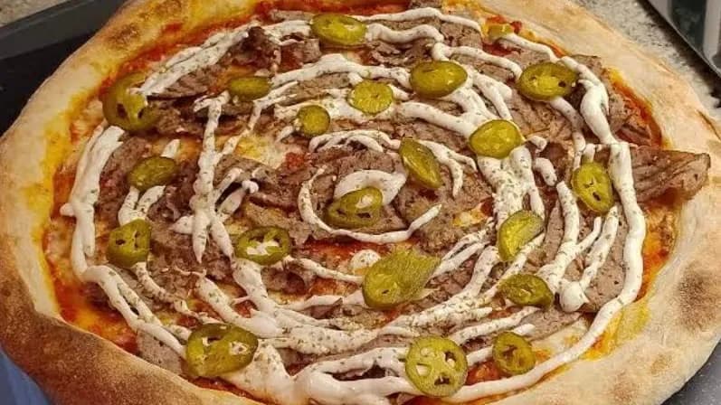 Doner pizza