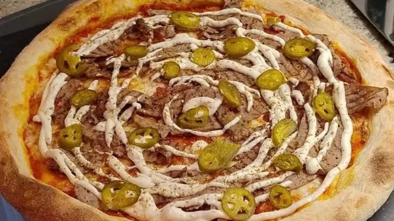 Dönerli pitsa