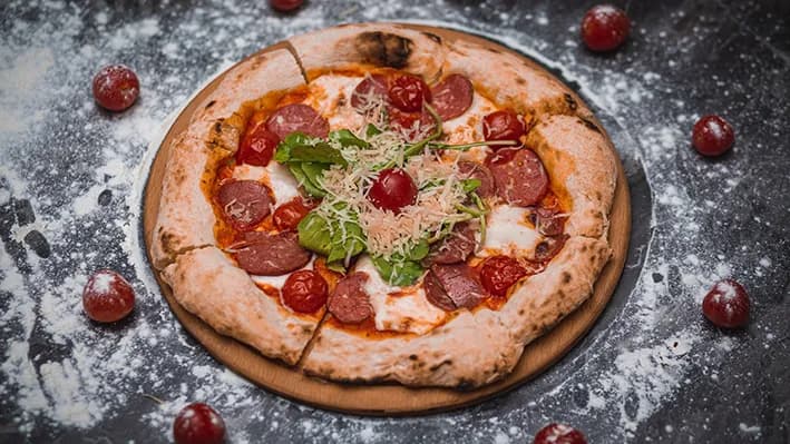 Italýan pizza pepperoni
